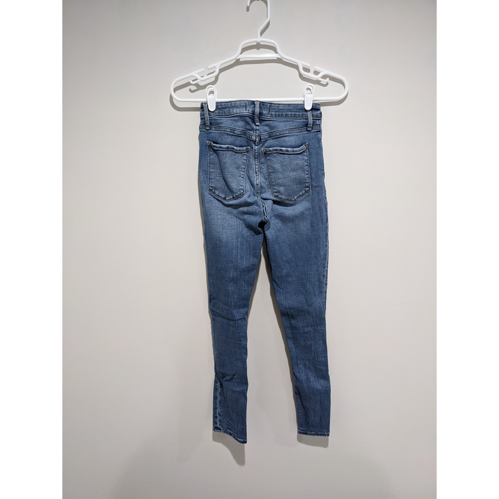 Abercrombie and Fitch Super Skinny Ankle High Rise Jeans Size 24 - Picture 2 of 6